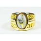 Orocal Gold Quartz Men's Ring RMDL77Q-Destination Gold Detectors