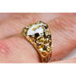 Orocal Gold Quartz Mens Ring RMEQ103S-Destination Gold Detectors