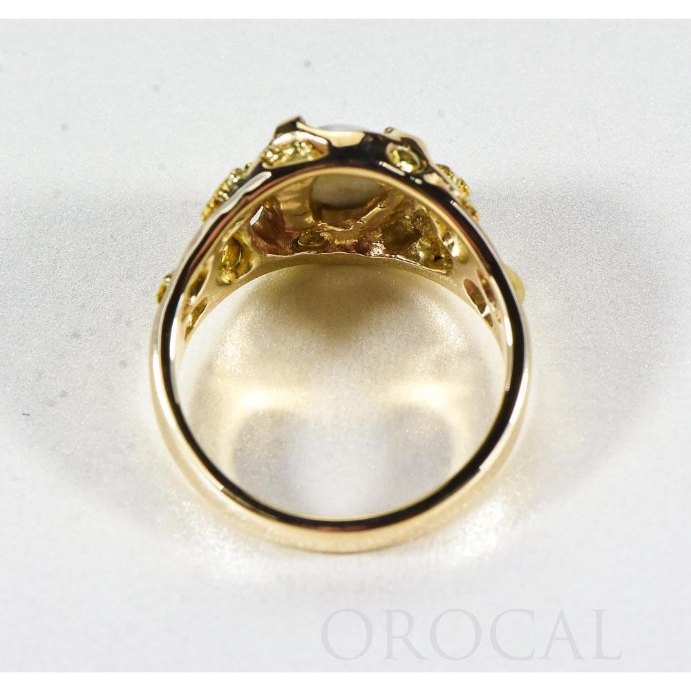 Orocal Gold Quartz Mens Ring RMEQ103S-Destination Gold Detectors