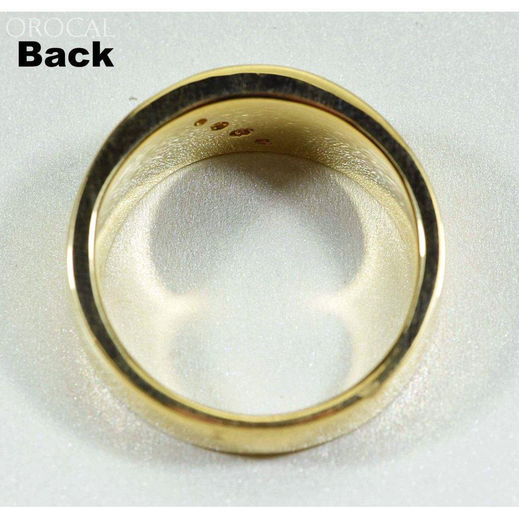 Orocal Gold Quartz Mens Ring with Diamonds RM673D27Q-Destination Gold Detectors