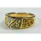 Orocal Gold Quartz Men's Ring with Diamonds RM731D14NQ-Destination Gold Detectors