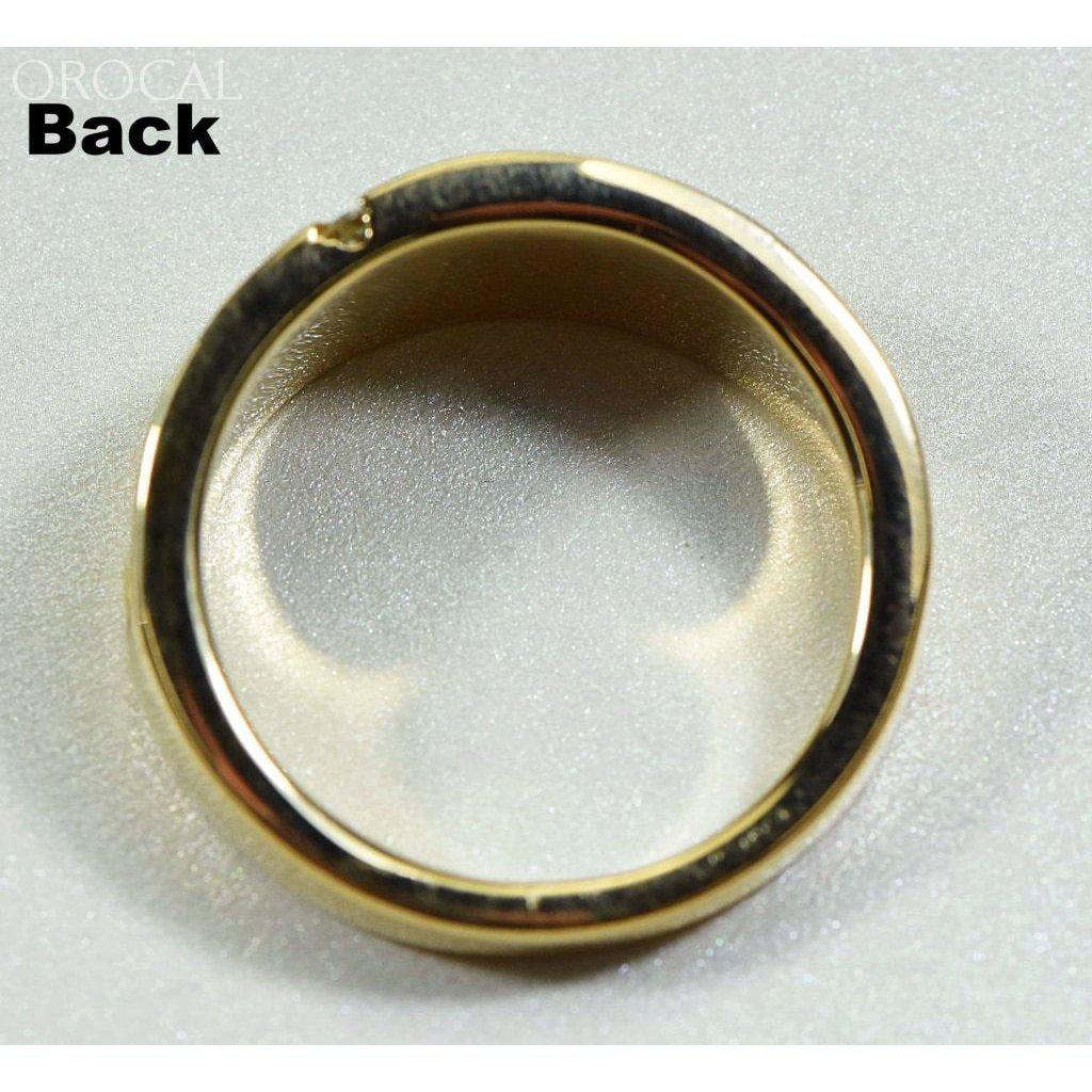 Orocal Gold Quartz Men's Ring with Diamonds RM731D14NQ-Destination Gold Detectors