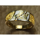 Orocal Gold Quartz Men's Ring with Diamonds RM731D14NQ-Destination Gold Detectors