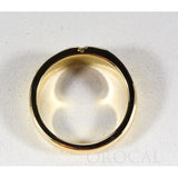 Orocal Gold Quartz Mens Ring with Diamonds RM731SD10NQ-Destination Gold Detectors