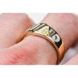 Orocal Gold Quartz Men's Ring with Diamonds RM882D8Q-Destination Gold Detectors