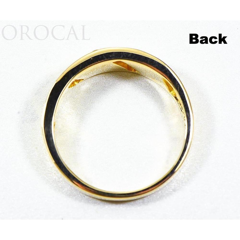 Orocal Gold Quartz Men's Ring with Diamonds RM968D16NQ-Destination Gold Detectors