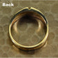 Orocal Gold Quartz Mens Ring with Diamonds RMDL58SD9Q-Destination Gold Detectors