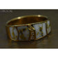 Orocal Gold Quartz Mens Ring with Diamonds RMDL58SD9Q-Destination Gold Detectors