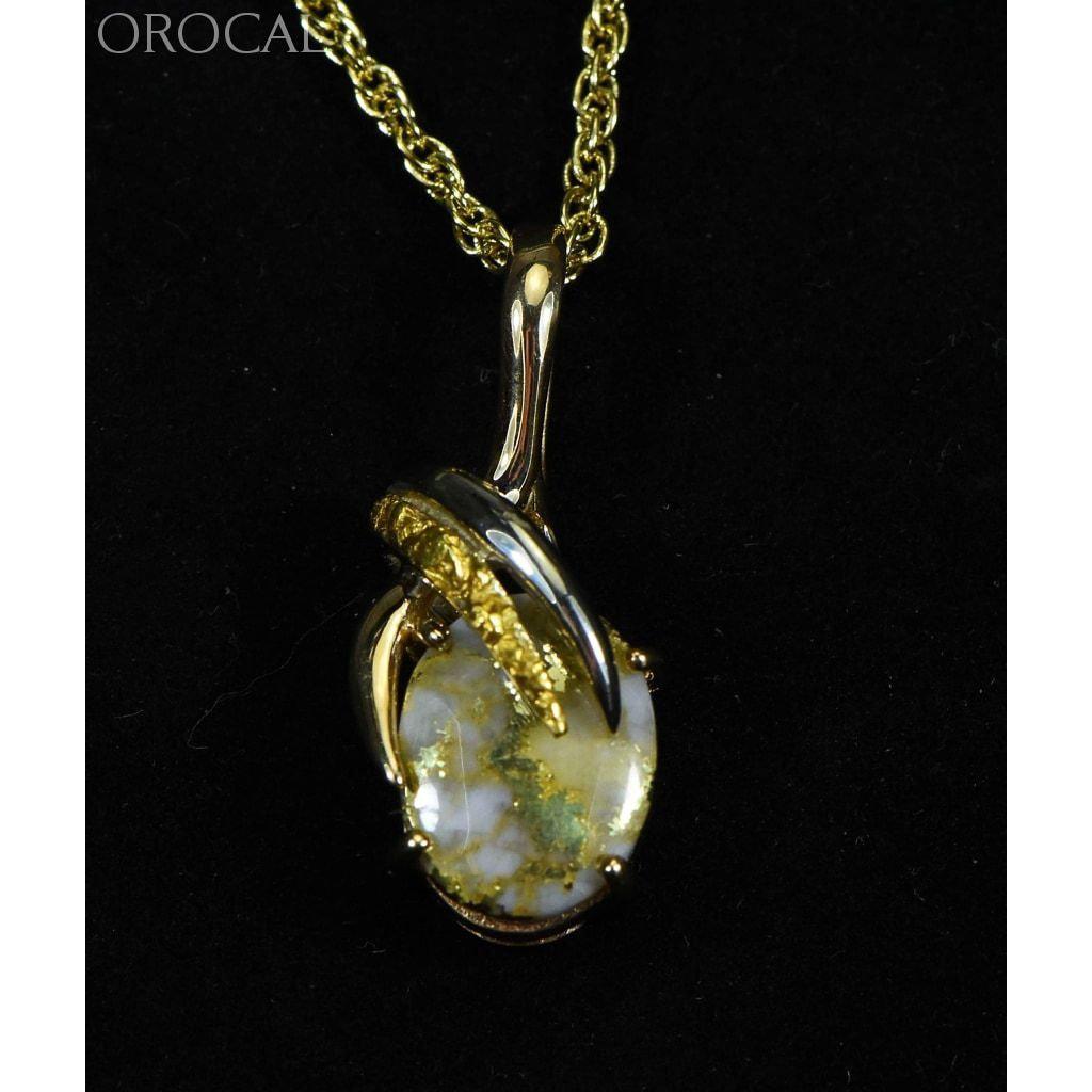 Orocal Gold Quartz Pendant & Nugget PN819NQX-Destination Gold Detectors