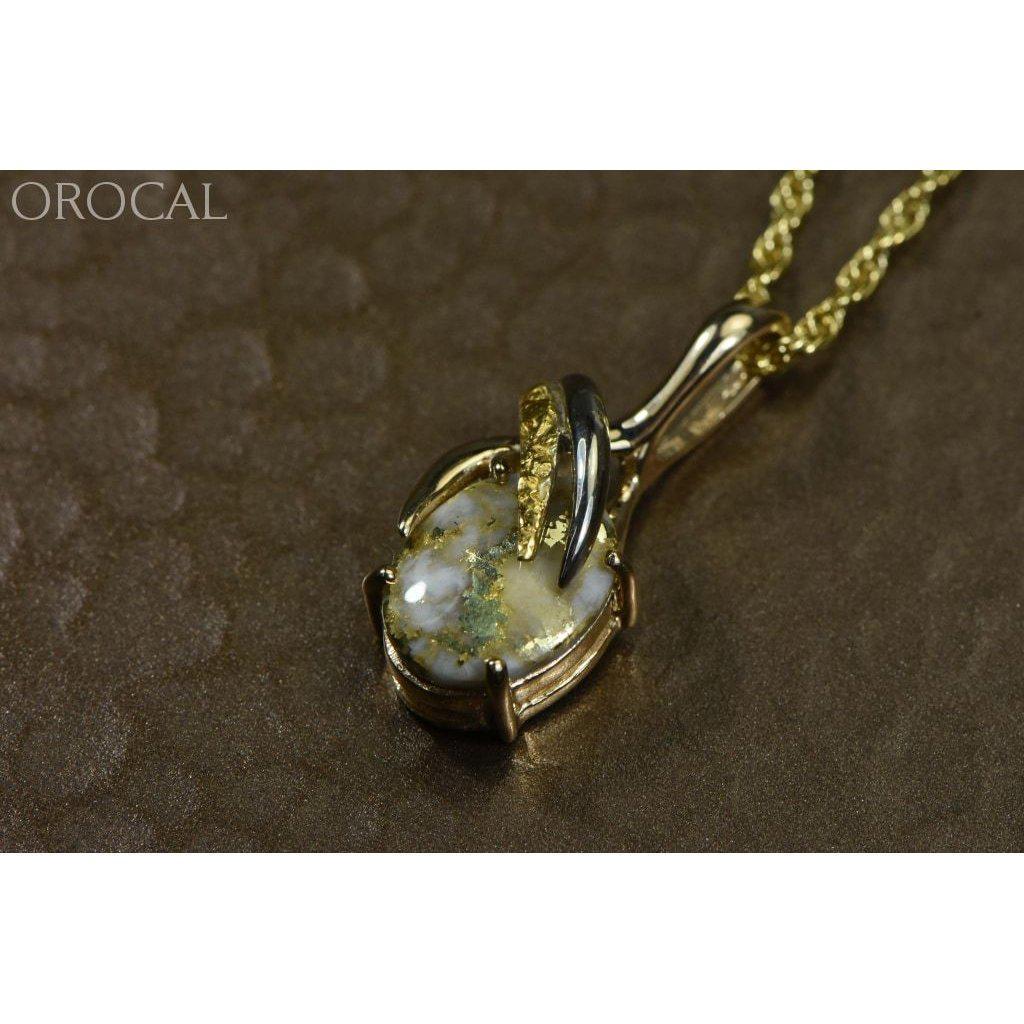 Orocal Gold Quartz Pendant & Nugget PN819NQX-Destination Gold Detectors