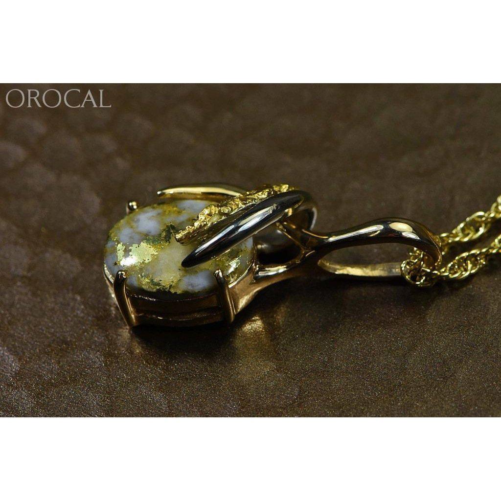 Orocal Gold Quartz Pendant & Nugget PN819NQX-Destination Gold Detectors