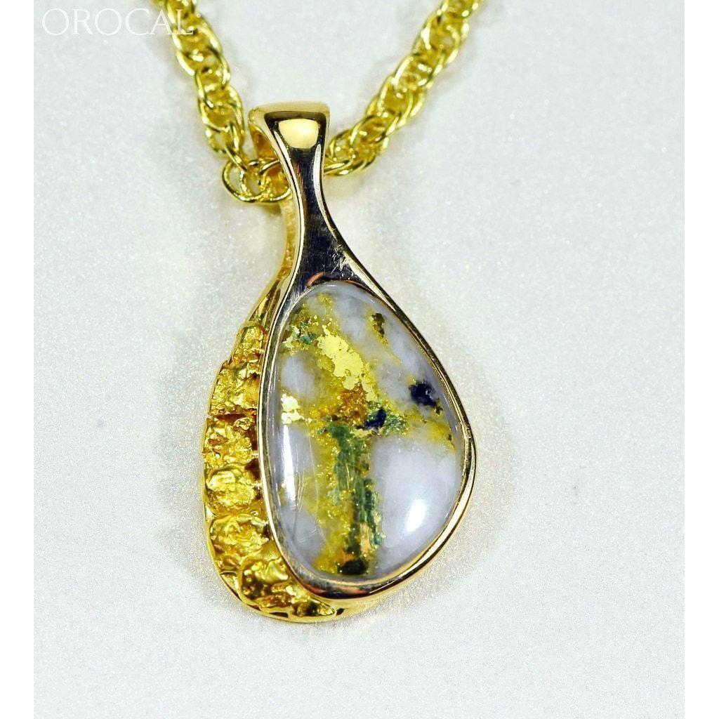 Orocal Gold Quartz Pendant & Nugget PSC126QX-Destination Gold Detectors