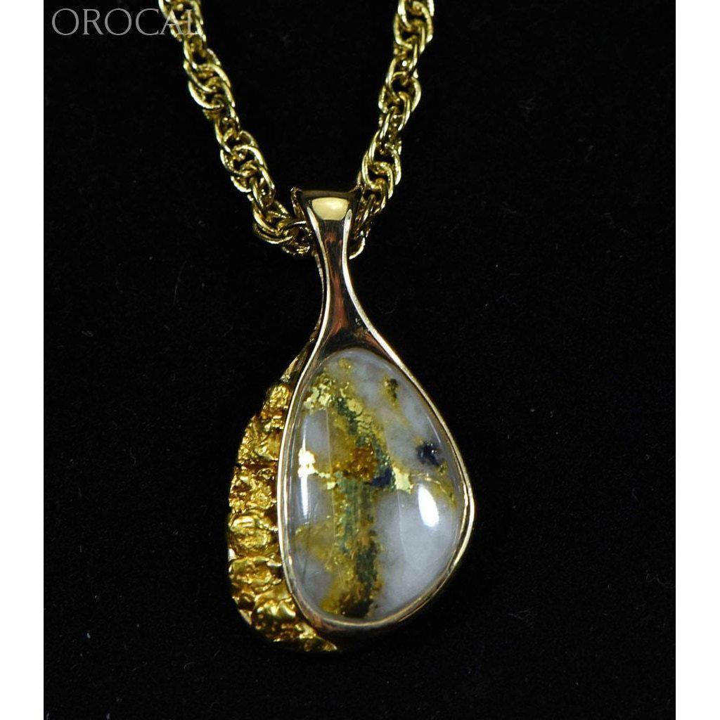 Orocal Gold Quartz Pendant & Nugget PSC126QX-Destination Gold Detectors