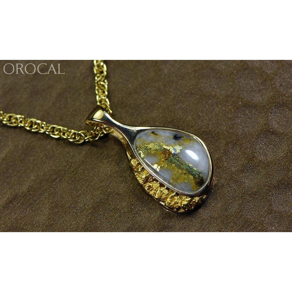 Orocal Gold Quartz Pendant & Nugget PSC126QX-Destination Gold Detectors