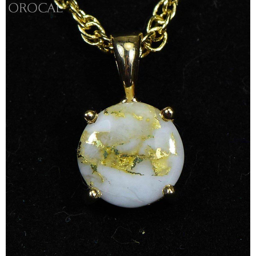 Orocal Gold Quartz Pendant P10MMQX-Destination Gold Detectors