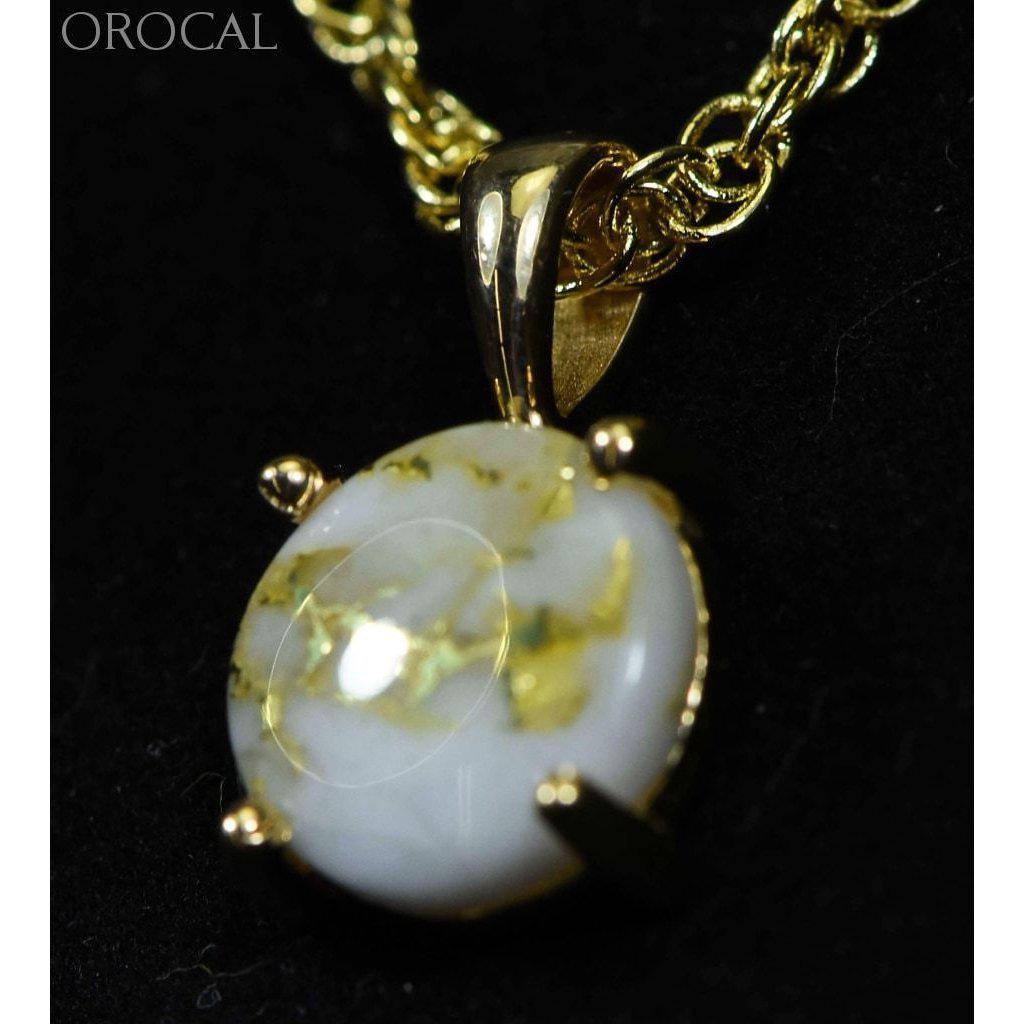 Orocal Gold Quartz Pendant P10MMQX-Destination Gold Detectors