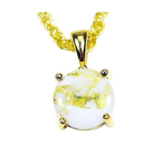 Orocal Gold Quartz Pendant P10MMQX-Destination Gold Detectors