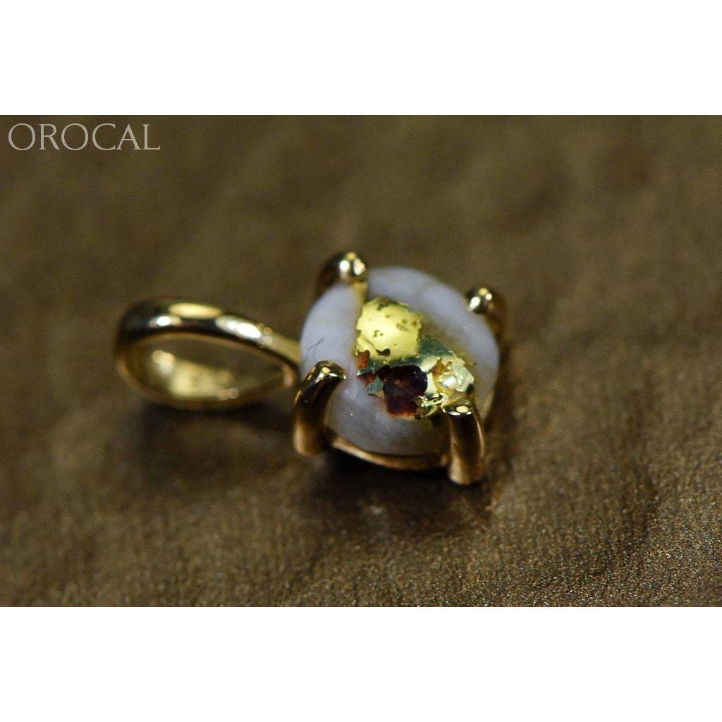 Orocal Gold Quartz Pendant P6MMQX-Destination Gold Detectors