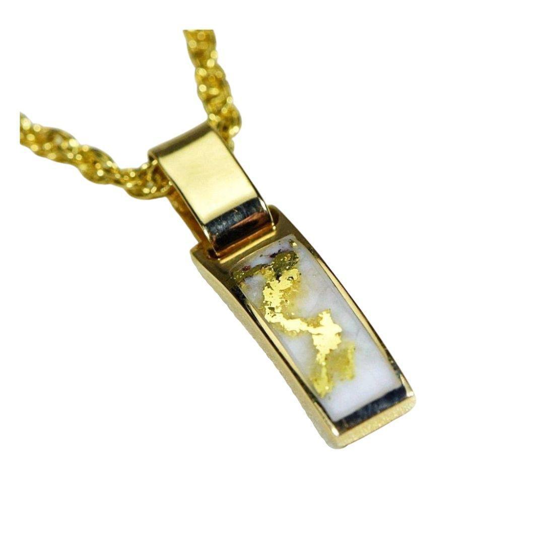 Orocal Gold Quartz Pendant - PB55MMQX-Destination Gold Detectors