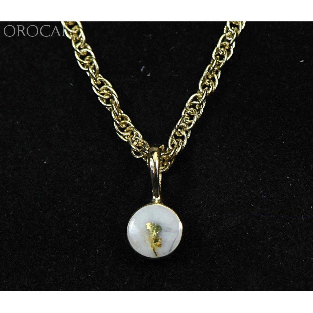 Orocal Gold Quartz Pendant PBZ5MMQX-Destination Gold Detectors