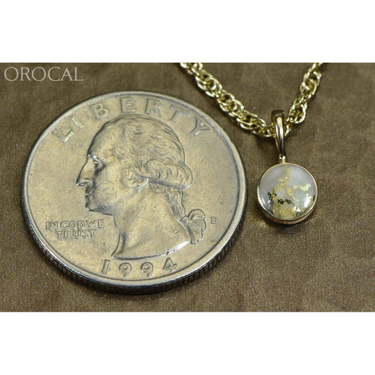 Orocal Gold Quartz Pendant PBZ6MMQX-Destination Gold Detectors