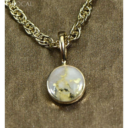 Orocal Gold Quartz Pendant PBZ6MMQX-Destination Gold Detectors