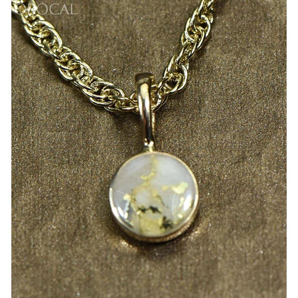 Orocal Gold Quartz Pendant PBZ6MMQX-Destination Gold Detectors