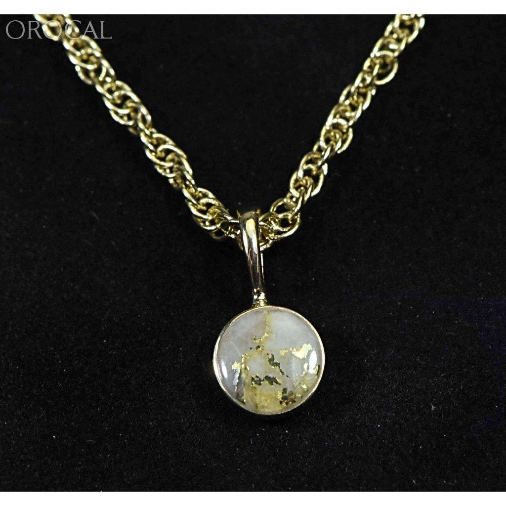 Orocal Gold Quartz Pendant PBZ6MMQX-Destination Gold Detectors