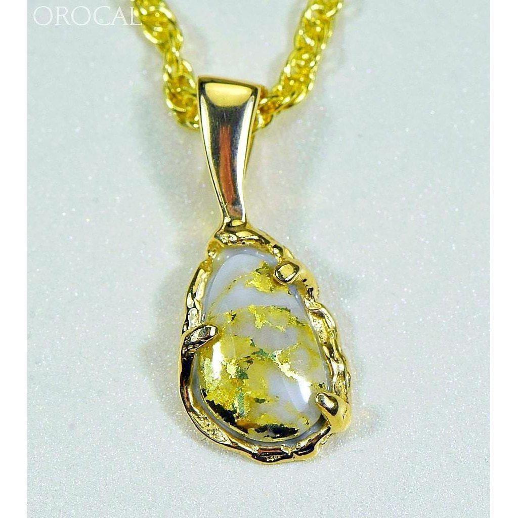 Orocal Gold Quartz Pendant PFFQ4-Destination Gold Detectors