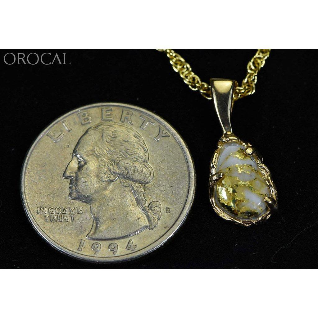 Orocal Gold Quartz Pendant PFFQ4-Destination Gold Detectors