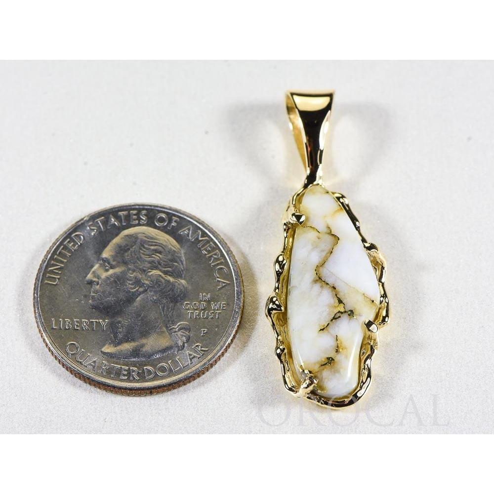 Orocal Gold Quartz Pendant - PFFQ6-Destination Gold Detectors