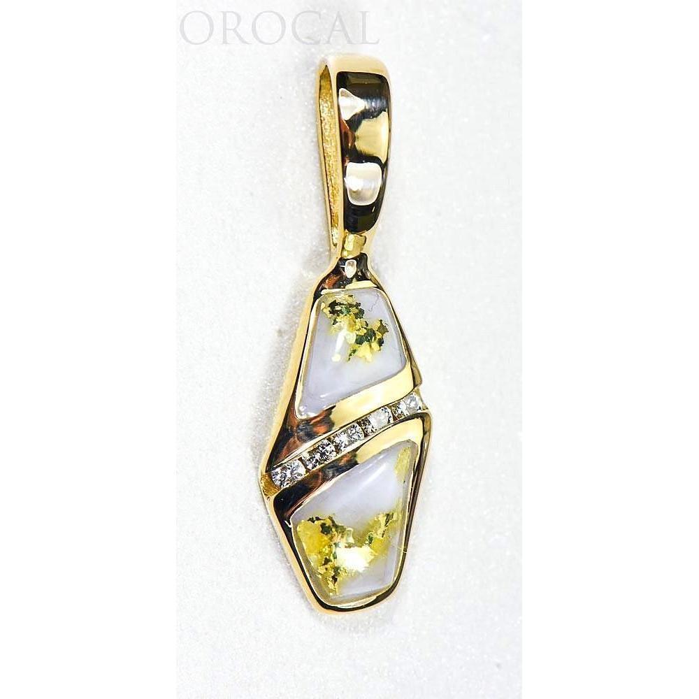 Orocal Gold Quartz Pendant PN1064DQ-Destination Gold Detectors