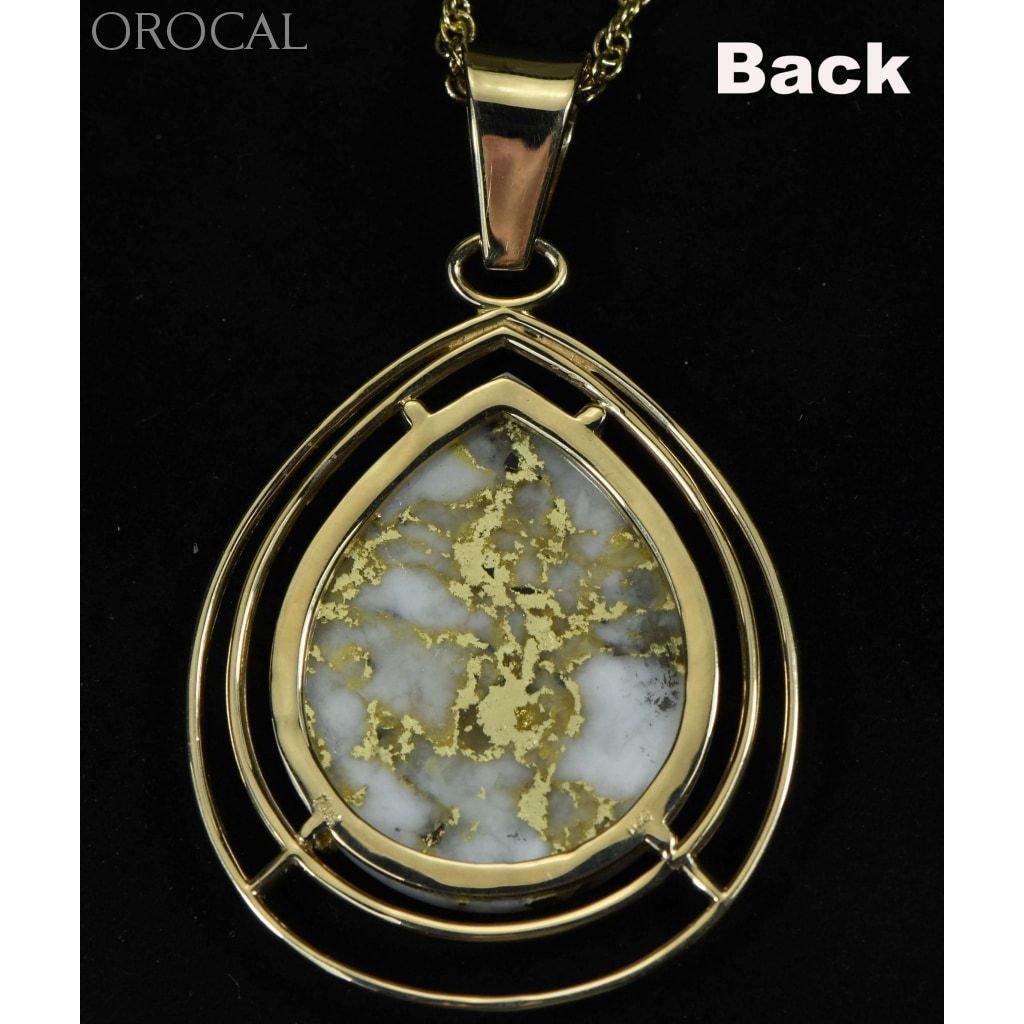 Orocal Gold Quartz Pendant PN1076JQ-Destination Gold Detectors