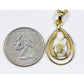 Orocal Gold Quartz Pendant PN1076SQ-Destination Gold Detectors