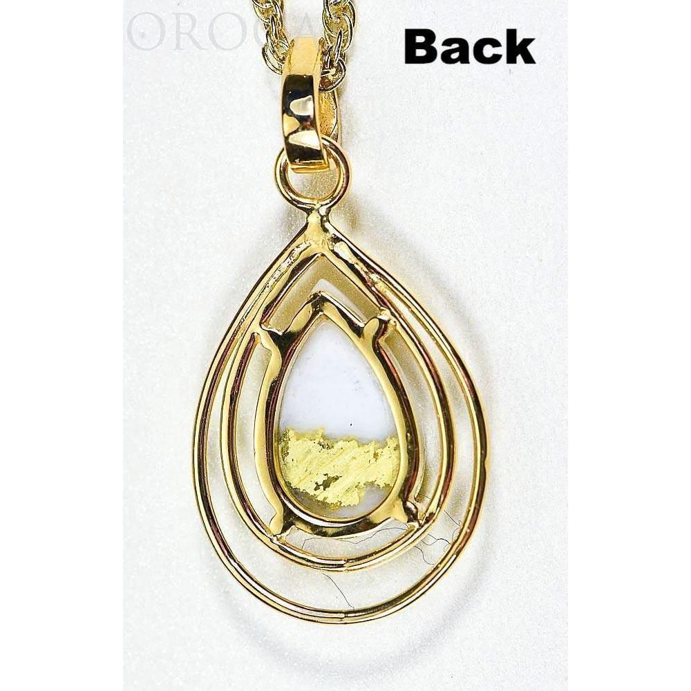 Orocal Gold Quartz Pendant PN1076SQ-Destination Gold Detectors
