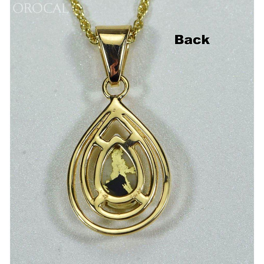 Orocal Gold Quartz Pendant PN1076XSQ-Destination Gold Detectors