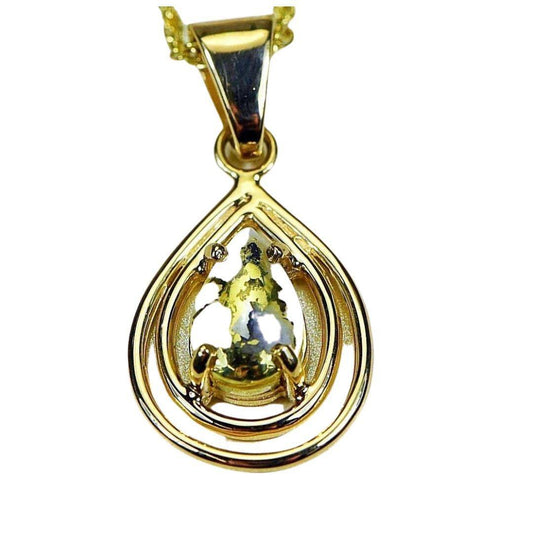 Orocal Gold Quartz Pendant PN1076XSQ-Destination Gold Detectors