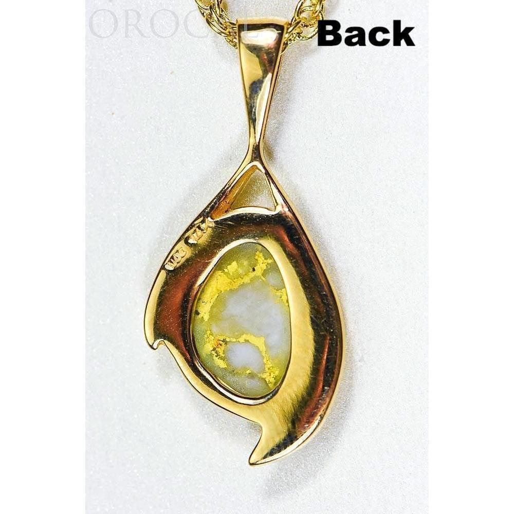 Orocal Gold Quartz Pendant PN1117Q-Destination Gold Detectors
