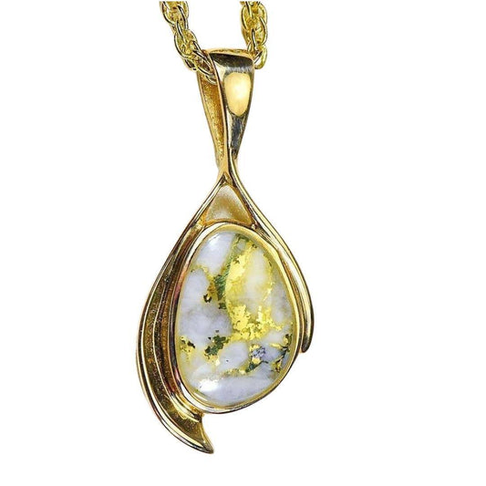 Orocal Gold Quartz Pendant PN1117Q-Destination Gold Detectors