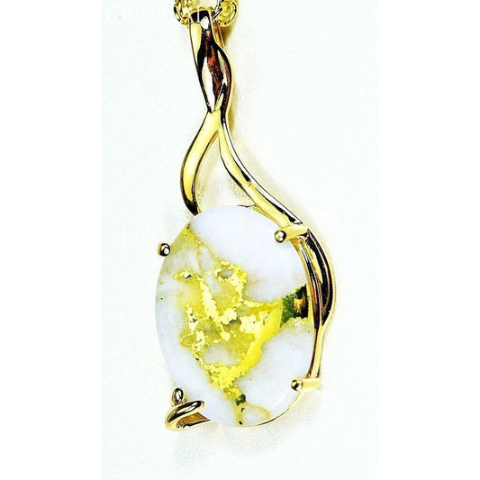 Orocal Gold Quartz Pendant PN1122Q-Destination Gold Detectors