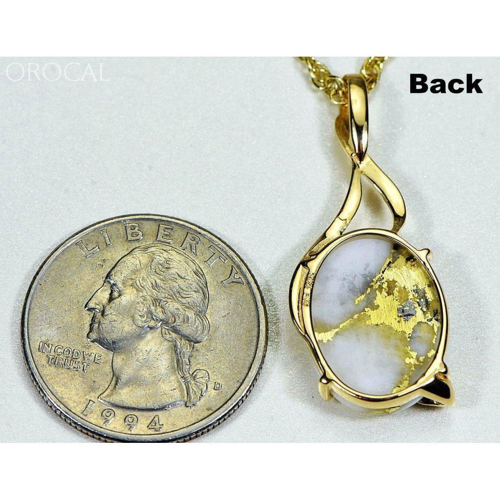Orocal Gold Quartz Pendant PN1122Q-Destination Gold Detectors