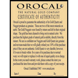 Orocal Gold Quartz Pendant - PN1122Q-Destination Gold Detectors