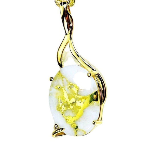 Orocal Gold Quartz Pendant PN1122Q-Destination Gold Detectors