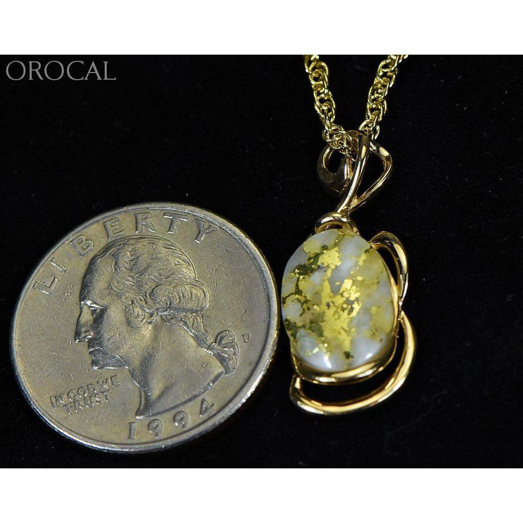 Orocal Gold Quartz Pendant PN1124Q-Destination Gold Detectors