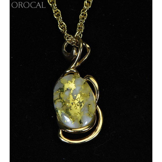 Orocal Gold Quartz Pendant PN1124Q-Destination Gold Detectors