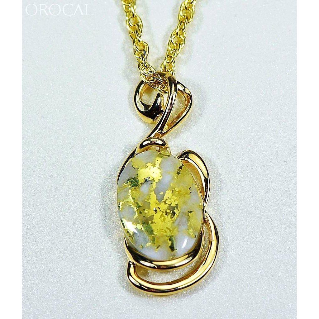 Orocal Gold Quartz Pendant PN1124Q-Destination Gold Detectors