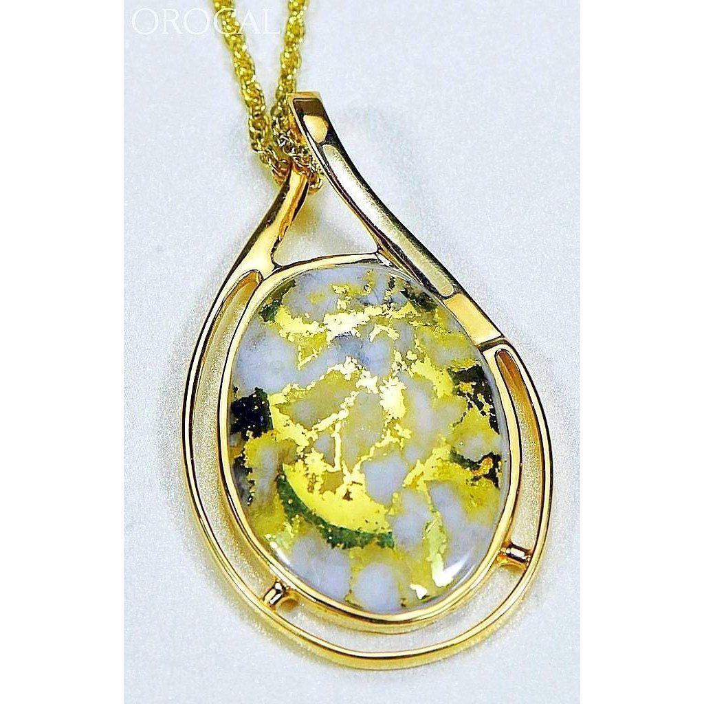 Orocal Gold Quartz Pendant PN1771Q-Destination Gold Detectors