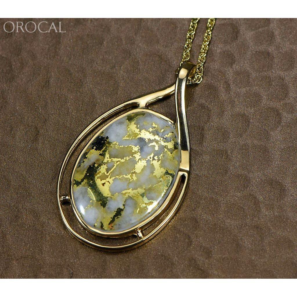 Orocal Gold Quartz Pendant PN1771Q-Destination Gold Detectors