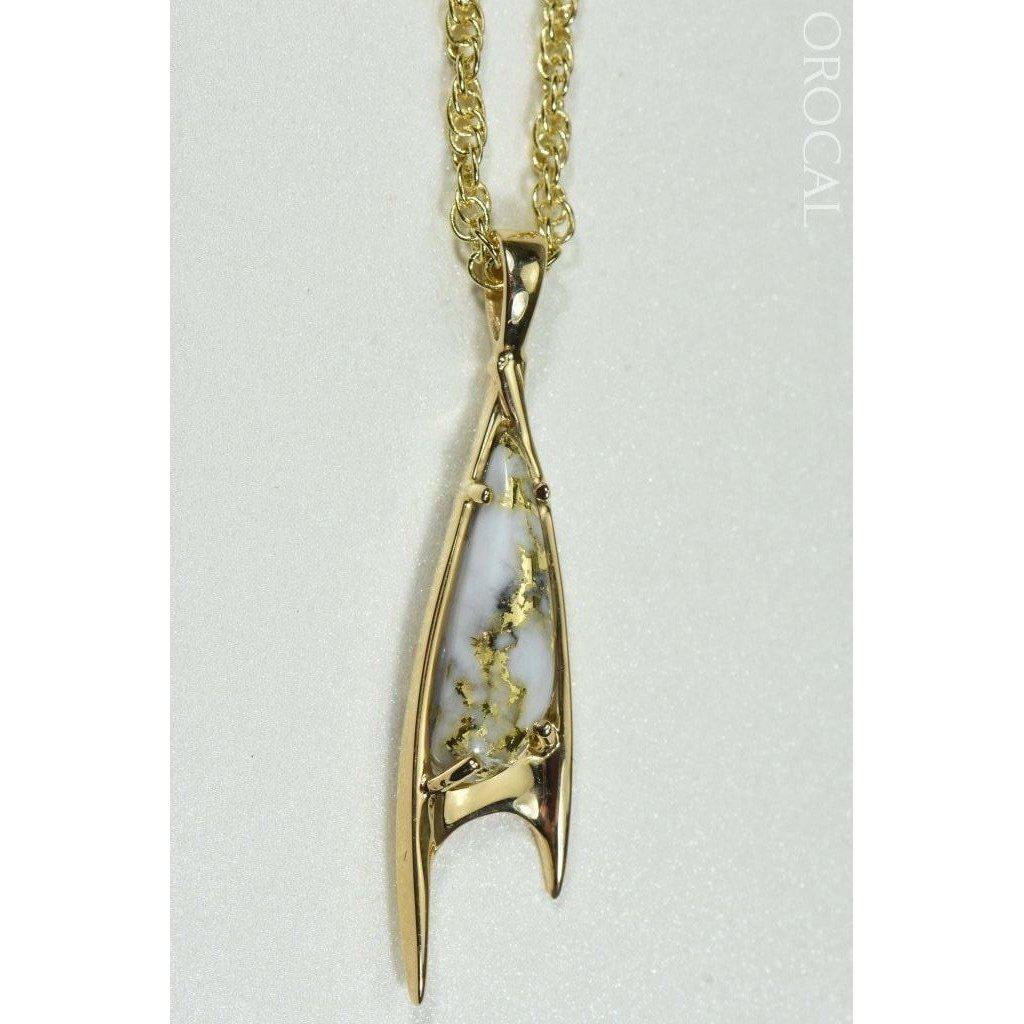 Orocal Gold Quartz Pendant PN3700QX-Destination Gold Detectors