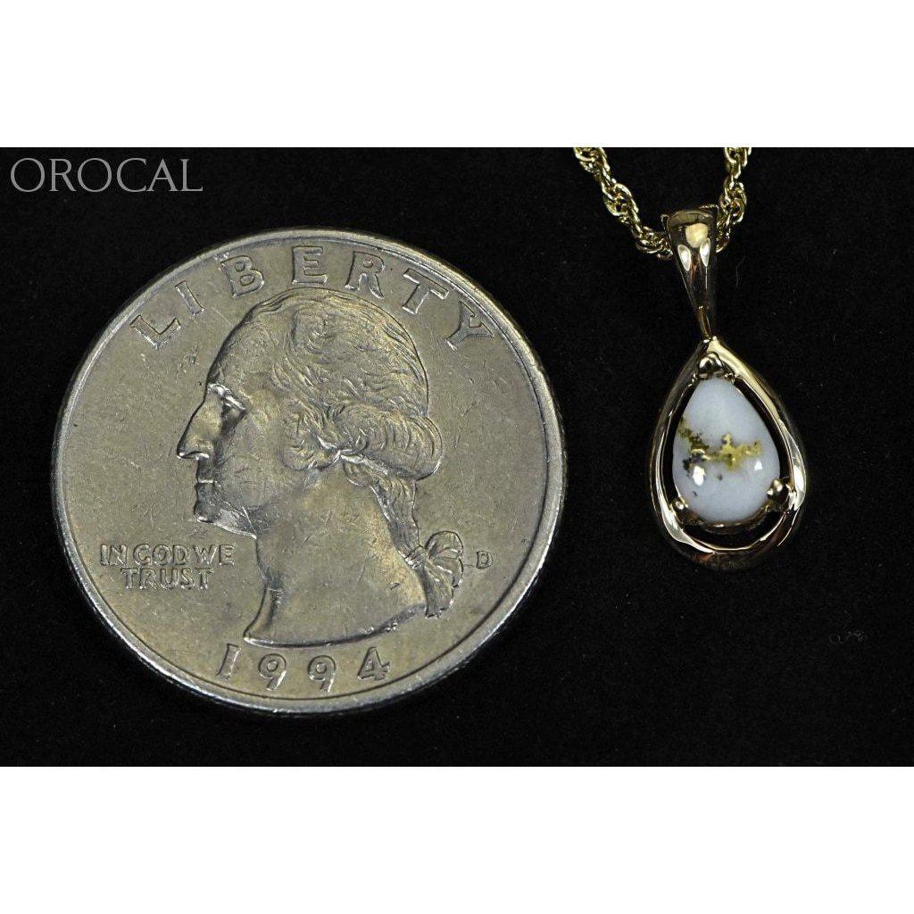 Orocal Gold Quartz Pendant PN442QX-Destination Gold Detectors